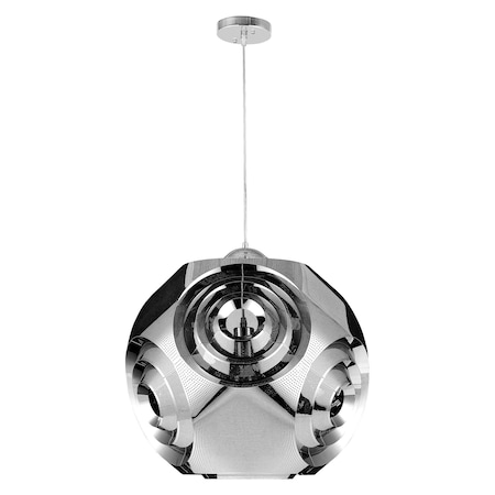Cwi Lighting One Light Pendant With Chrome Finish 1098P10-1-601